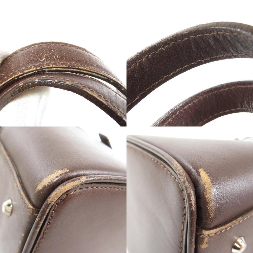 Burberry logo embossed Boston bag leather - Picture 9 of 11